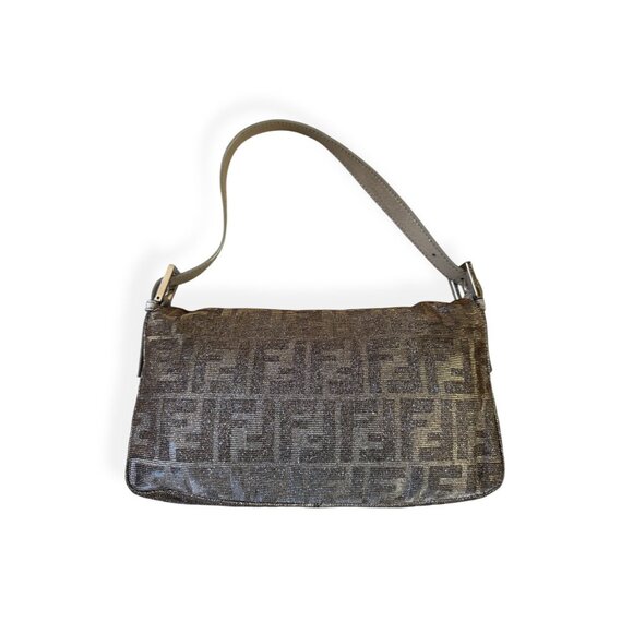Fendi glitter zucca baguette - Picture 2 of 8